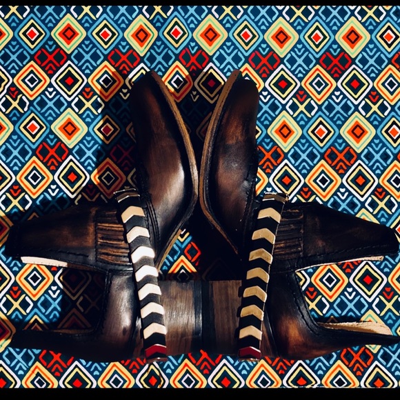 SOLD🍒FREEBIRD Blade Bootie - Brown/Black - Size 6 - Picture 2 of 11